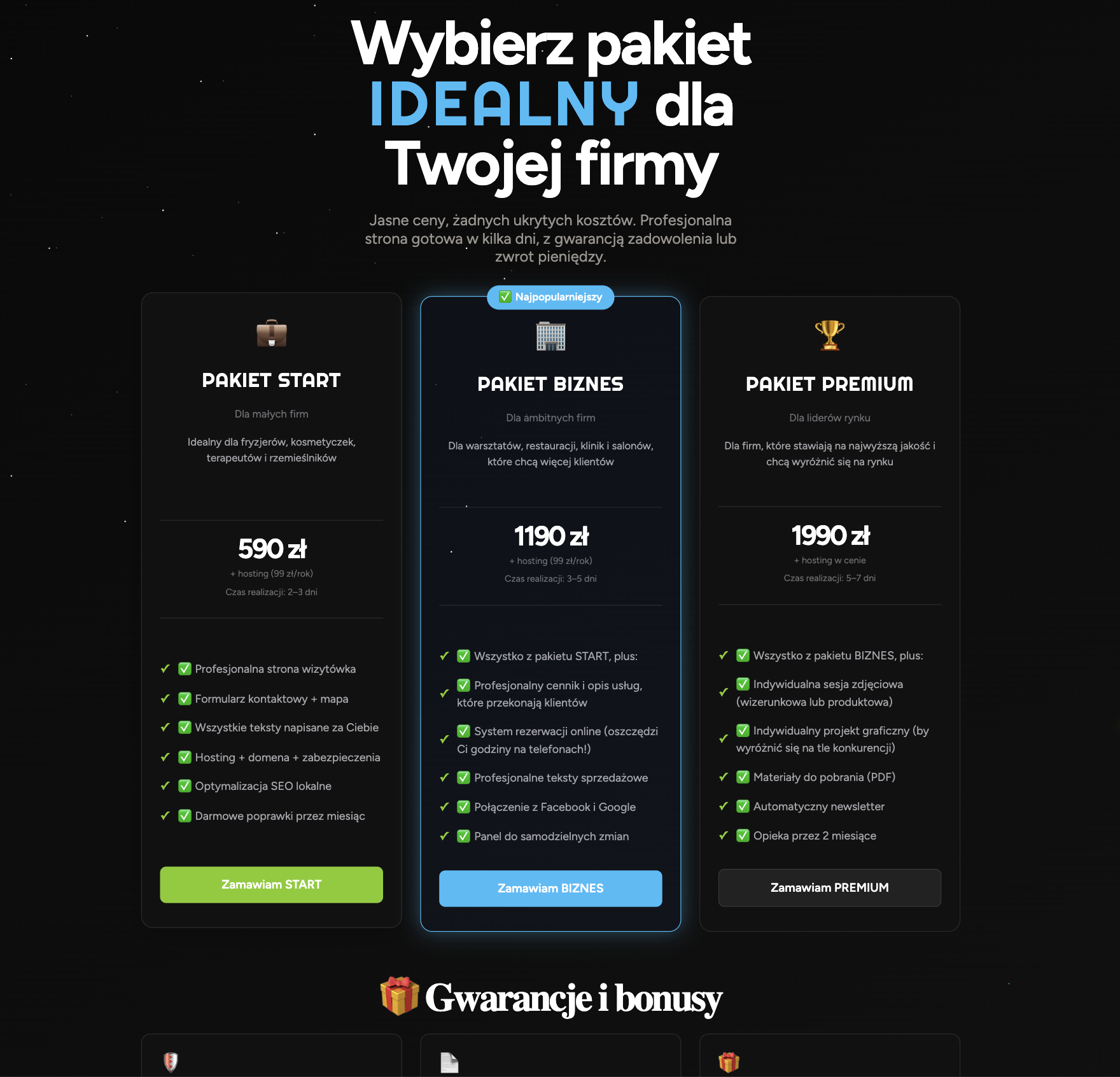 Grafika przedstawiająca formularz i pakiet usług - krok pierwszy procesu